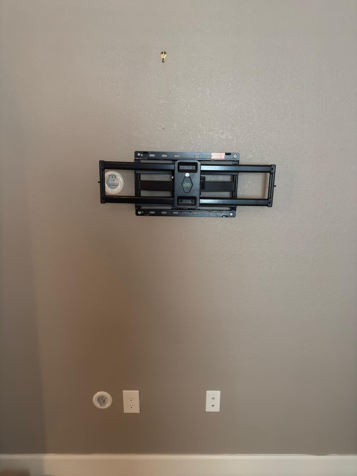 Full-motion mount and cable concealment kit